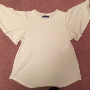 White angel sleeve sweater brand new with tag